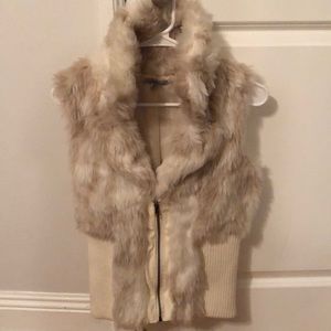 Faux fur vest